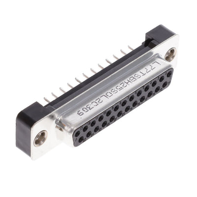 L77TSBH25SOL2C309 by Amphenol ICC (Commercial Products) - CONNECTOR D-SUB RCPT 25POS VERT SLDR