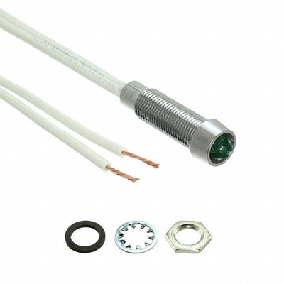 L79D-G125-W by Visual Communications Company - VCC - 125V A C GRN DIFFUSED LENS