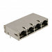 L826-1X4T-43-F by Bel Fuse Inc. - CONNECTOR JACK 4PORT 1000 BASE-T PCB