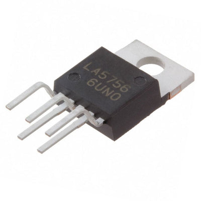 LA5756-MDB-E by onsemi - IC REG BUCK ADJ 4.2A 220-5HMDB
