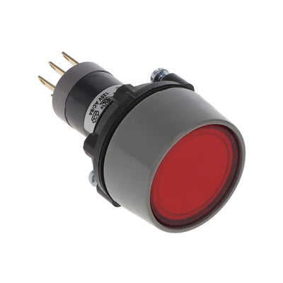 LAKOAU110RED by E-Switch - PUSH SWITCH BUTTON SPDT 8A 125V