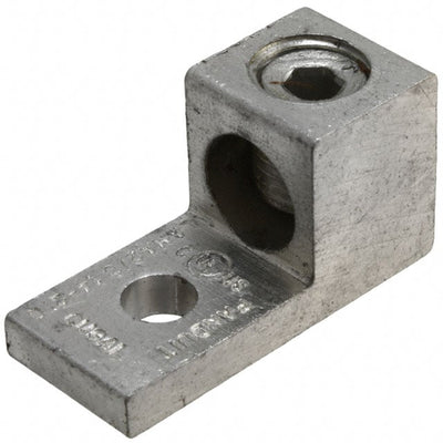 LAMA2/0-14-QY by Panduit Corp - CONNECTOR TERM RECT LUG 2/0-14AWG 1/4