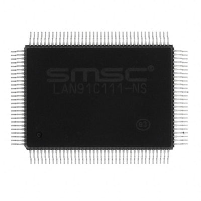 LAN91C111-NS by Microchip Technology - IC ETHERNET CTLR MAC PHY 128-QFP