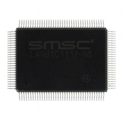 LAN91C111I-NS by Microchip Technology - IC ETHERNET CTLR MAC PHY 128-QFP