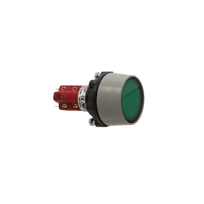 LASOAU120GRN by E-Switch - PUSH SWITCH BUTTON DPDT 8A 125V