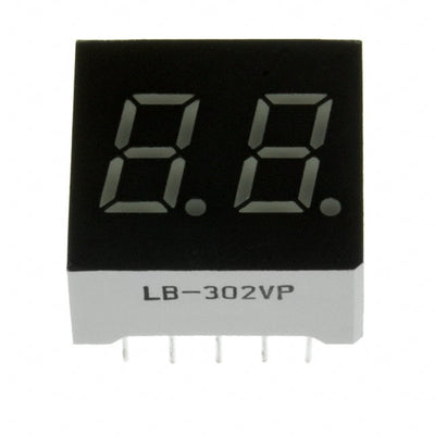 LB-302MP by Rohm Semiconductor - DISPLAY 7SEG 0.3"" DBL GRN 10DIP