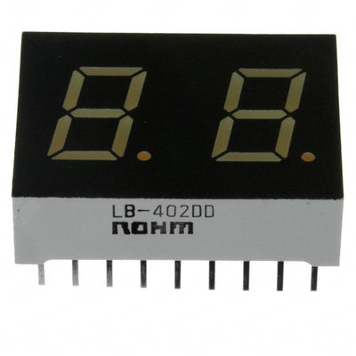 LB-402VN by Rohm Semiconductor - DISPLAY 7-SEG 0.4"" DBL RED 18DIP