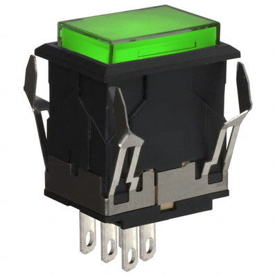 LB15RKW01-5F-JF by NKK Switches - PUSH SWITCH BUTTON SPDT 3A 125V