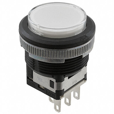 LB15WKW01-6G-JB by NKK Switches - PUSH SWITCH BUTTON SPDT 3A 125V