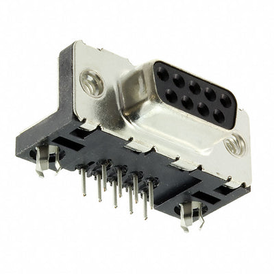 LD09S33E4GX00LF by Amphenol ICC (FCI) - CONNECTOR D-SUB RCPT 9POS R/A SLDR