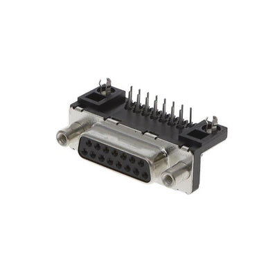 LD15S13A4GV00LF by Amphenol ICC (FCI) - CONNECTOR D-SUB RCPT 15POS R/A SLDR