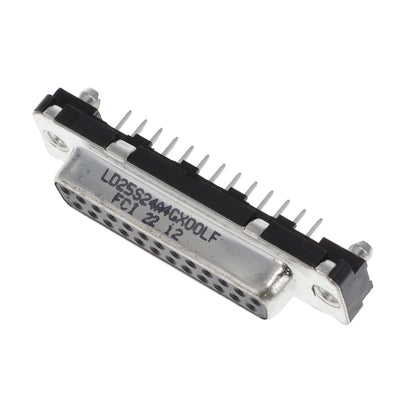 LD25S24A4GX00LF by Amphenol ICC (FCI) - CONNECTOR D-SUB RCPT 25POS VERT SLDR