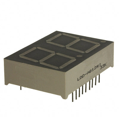 LDD-A812RI by Lumex Opto/Components Inc. - DISPLAY 7SEG 0.8"" DBL GRN 18DIP