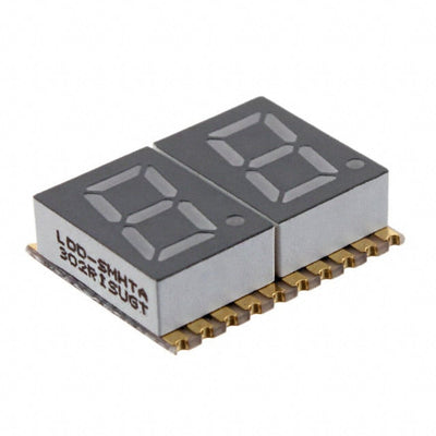 LDD-SMHTA302RISUGT by Lumex Opto/Components Inc. - DISPLAY 7SEG 0.3"" DBL GRN 20SMD