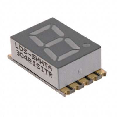 LDS-SMHTA304RISITR by Lumex Opto/Components Inc. - DISPLAY 7-SEG 0.3"" SGL RED 10SMD