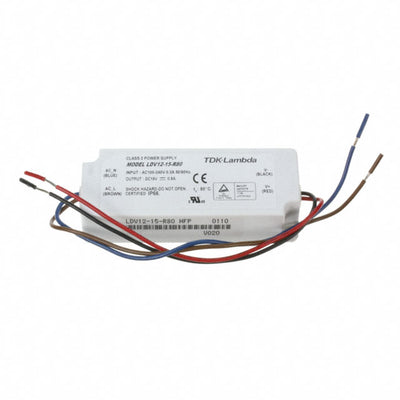 LDV12-15-R80 by TDK-Lambda Americas Inc - LED DRIVER CV AC/DC 15V 800MA