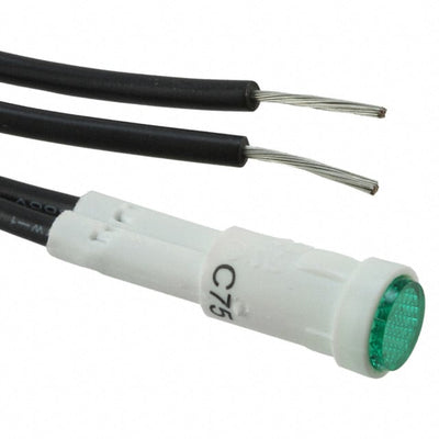 LE2950WL5G by Bulgin - LED PNL MNT 125/250V GREEN