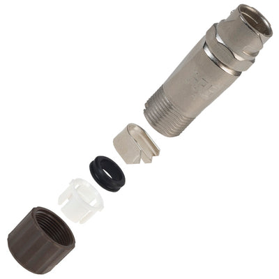 LF07WBJ-6P by Hirose Electric Co Ltd - CONNECTOR JACK MALE 6P GOLD SLDR CUP