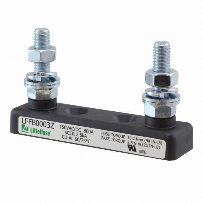 LFFB0003Z by Littelfuse Inc. - FUSE BLOK BLT DWN 150V 800A CHAS
