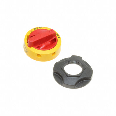 LK10 Y/R UL by Altech Corporation - SWITCH KNOB ROUND RED/YELLOW