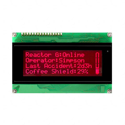 LK204-25-R by Matrix Orbital - LCD MOD 80DIG 20X4 TRANSMISV RED