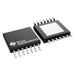 Two black Texas Instruments integrated circuit chips with silver pins, shown on a clean white background.