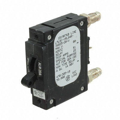 LMLB1-1RLS4R-36825-20-V by Sensata-Airpax - CIR BRKR MAG-HYDR LEVER
