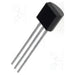 A small electronic component with a black rectangular body and three long silver metal leads, shown on a white background with faint repeated watermark text.