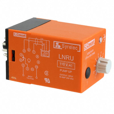 LNRU110A by Crouzet - CNTRL LIQ LEV 110VAC SOCKETABLE