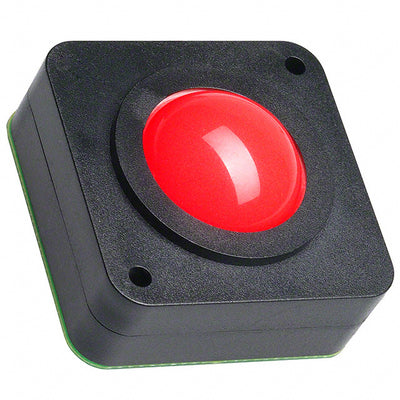 LP1007EXXH00R by APEM Inc. - TRACKBALL 1"" USB W/RED BACKLIT