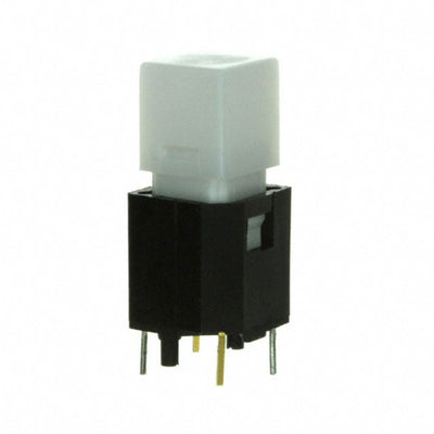 LP2S2WHTRED-N by E-Switch - PUSH SWITCH SPST-NO 1MA 20V
