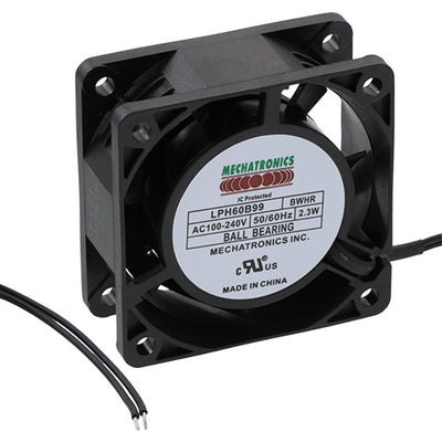 LPH60B99-BWHR by Mechatronics Fan Group - FAN AXIAL 60X25.50MM 100-240VAC