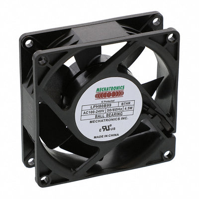 LPH80B99-BTHR by Mechatronics Fan Group - FAN AXIAL 80X25.5MM 100-240VAC