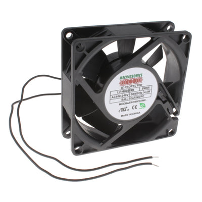 LPH80B99-BWHR-PC by Mechatronics Fan Group - EC FAN AXIAL 80 X 80 X 25MM W/PA