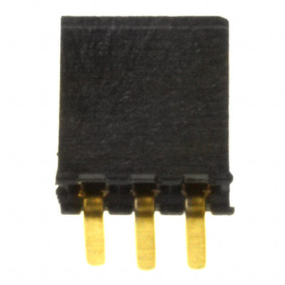 LPPB031NGCN-RC by Sullins Connector Solutions - CONNECTOR HDR 3POS 0.05 GOLD PCB R/A