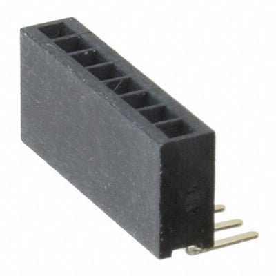 LPPB081NGCN-RC by Sullins Connector Solutions - CONNECTOR HDR 8POS 0.05 GOLD PCB R/A