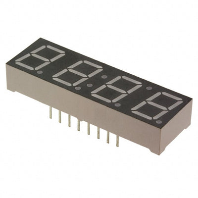 LTC-4627JR by Lite-On Inc. - DISP 7SEG 0.39"" QUAD RED 16DIP