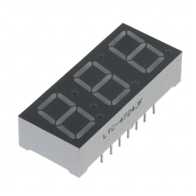 LTC-4724JF by Lite-On Inc. - DISP 7SEG 0.39"" TRP OR-YLW 15DIP