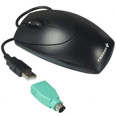 M-5450 by Cherry Americas LLC - MOUSE OPTICAL USB PS/2 BLK