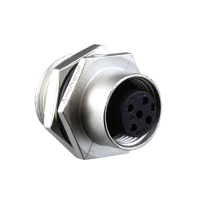 M12A-03PFFS-SH8002 by Amphenol LTW - CONNECTOR RECPT FMALE 3P GOLD SLDR CUP