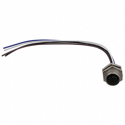 M12A-04PFFC-SH8B15 by Amphenol LTW - CONNECTOR RECPT FMAL 4P WIR LEAD 0.49