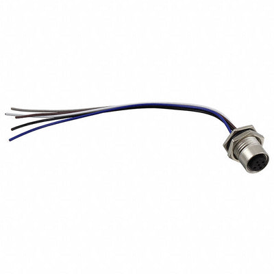 M12A-05PFFC-SF8B15 by Amphenol LTW - CONNECTOR RECPT FML 5P WIR LEAD 0.49