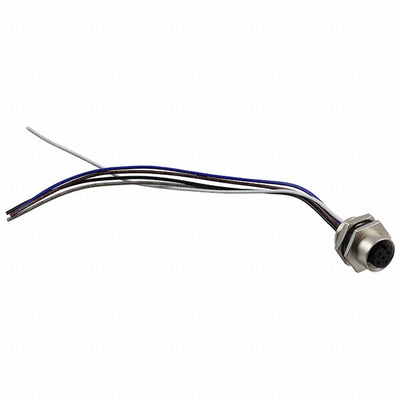 M12A-05PFFC-SH8B15 by Amphenol LTW - CONNECTOR RECPT FML 5P WIR LEAD 0.49