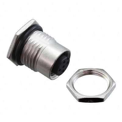 M12A-05PFFS-SF8001 by Amphenol LTW - CONNECTOR RECPT FMALE 5P GOLD SLDR CUP
