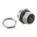 M12A-05PFFS-SH8001 by Amphenol LTW - CONNECTOR RECPT FMALE 5P GOLD SLDR CUP