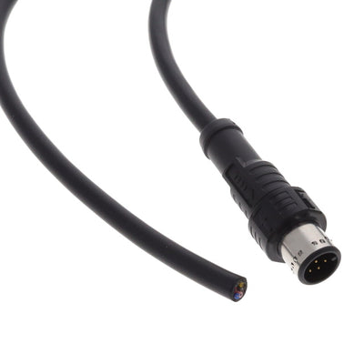 M12A-08BMMM-PL8D03 by Amphenol LTW - CABLE 8POS MALE TO WIRE 9.84