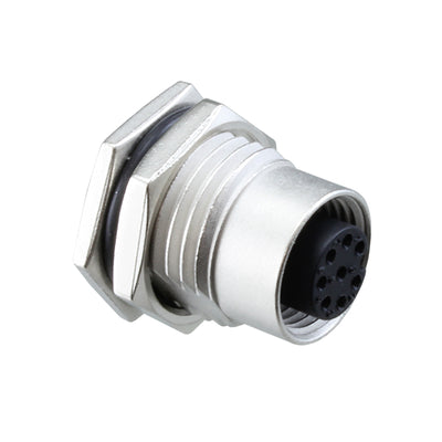 M12A-08PFFS-SF8002 by Amphenol LTW - CONNECTOR RECPT FMALE 8P GOLD SLDR CUP