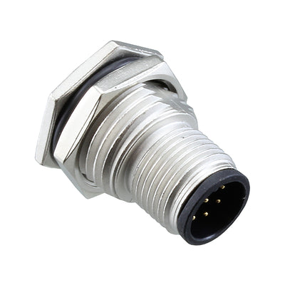 M12A-08PMMS-SF8002 by Amphenol LTW - CONNECTOR PLUG MALE 8P GOLD SLDR CUP