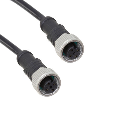 M12A04FL-12AFL-SB002 by Amphenol LTW - CABLE 4POS FMALE TO FMALE 6.56