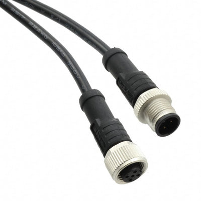 M12A04ML-12AFL-SD002 by Amphenol LTW - CABLE 4POS MALE TO FMALE 6.56